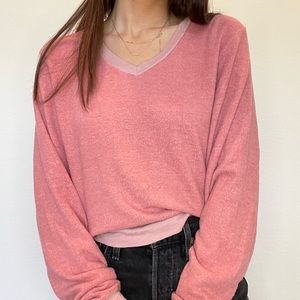 WILDFOX - Pink Sweater - Size: S